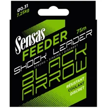 SENSAS - Vlasec Shock Leader Feeder Black Arrow 0,31 mm 7,25 kg 75 m