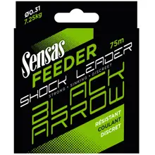 SENSAS - Vlasec Shock Leader Feeder Black Arrow 0,31 mm 7,25 kg 75 m