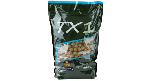 SHIMANO - Boilie TX1 Scopex 20 mm 1 kg