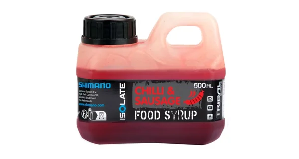 SHIMANO - Booster Isolate Food Syrup Attractant 500 ml Chilli Sausage
