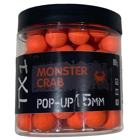 SHIMANO - Plovoucí boilie Bait TX1 Pop-Up Monster Crab 15 mm 80 g