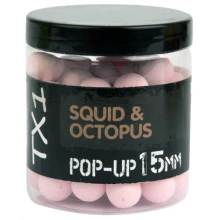 SHIMANO - Plovoucí boilie Bait TX1 Pop-Up Squid & Octopus Washed out Pink 15 mm 80 g
