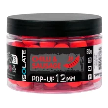 SHIMANO - Plovoucí boilie Isolate Pop-Up 12 mm 50 g Chilli Sausage Fluo Red