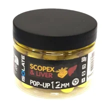 SHIMANO - Plovoucí boilie Isolate Pop-Up Scopex Liver 12 mm 50 g
