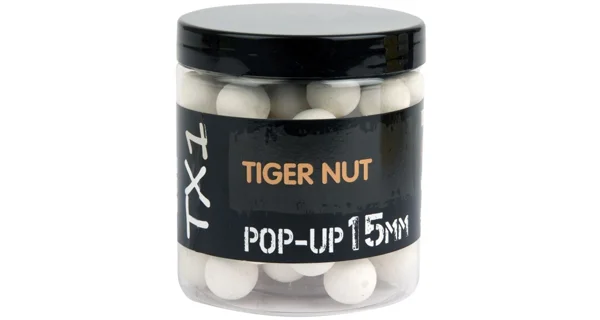 SHIMANO - Plovoucí Boilie TX1 Pop Up Tiger Nut Fluoro White 12 mm 50 g