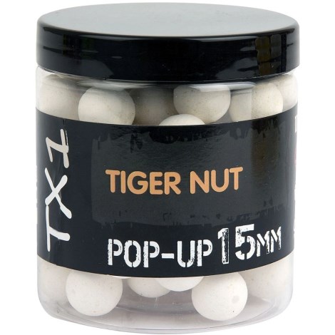 SHIMANO - Plovoucí boilie TX1 Tiger Nut Pop-Up Fluoro White 12 mm 100 g