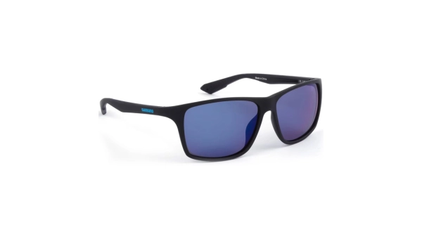 SHIMANO - Polarizační brýle Eyewear Technium Matte Black & Blue Mirror