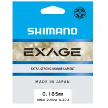SHIMANO - Vlasec Line Exage Steel Grey 0,185 mm 2,9 kg 150 m
