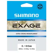 SHIMANO - Vlasec Line Exage Steel Grey 0,185 mm 2,9 kg 300 m