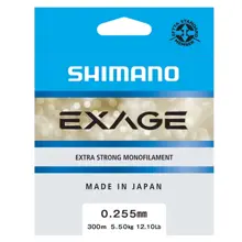 SHIMANO - Vlasec Line Exage Steel Grey 0,255 mm 5,5 kg 300 m