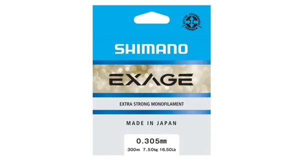 SHIMANO - Vlasec Line Exage Steel Grey 0,305 mm 7,5 kg 300 m