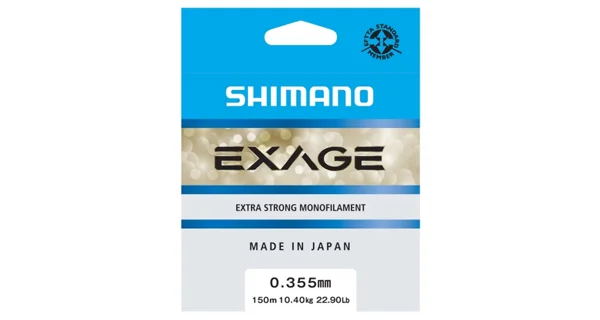SHIMANO - Vlasec Line Exage Steel Grey 0,355 mm 10,4 kg 150 m