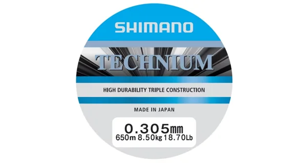 SHIMANO - Vlasec Line Technium A Mono Grey 0,305 mm 8,5 kg 1100 m