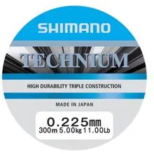 SHIMANO - Vlasec Line Technium Grey 0,225 mm 5 kg 300 m
