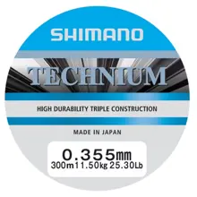 SHIMANO - Vlasec Line Technium Grey 0,355 mm 11,5 kg 300 m