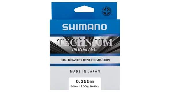 SHIMANO - Vlasec Line Technium Invisitec A Mono Grey 0,355 mm 12 kg 790 m