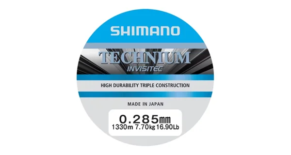 SHIMANO - Vlasec Technium Invistec A Mono Grey 0,285 mm 7,7 kg 1330 m