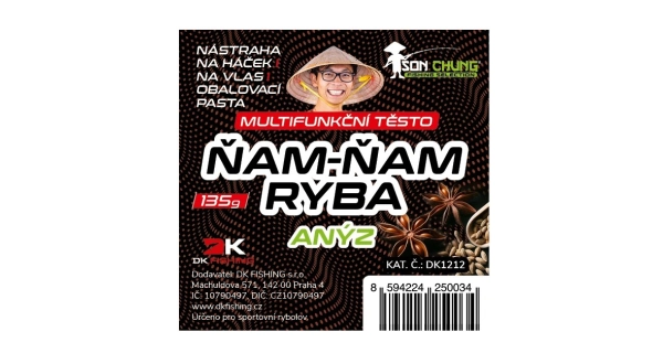 ŠON CHUNG - Inovativní těsto Ňam-Ňam Ryba Anýz 135 g