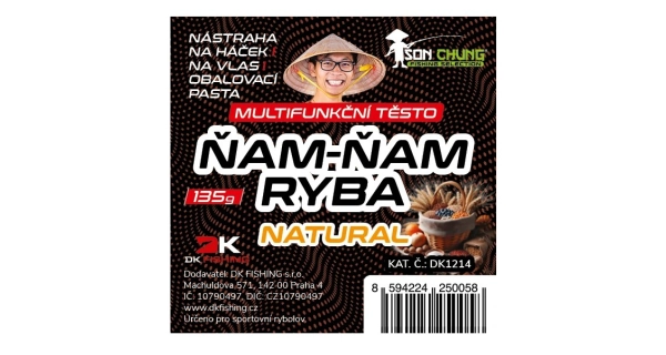 ŠON CHUNG - Inovativní těsto Ňam-Ňam Ryba Natural 135 g