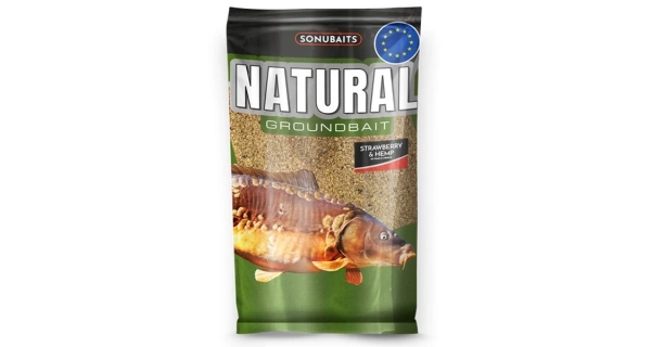 SONUBAITS - Krmítková směs Natural Strawberry Hemp 1 kg