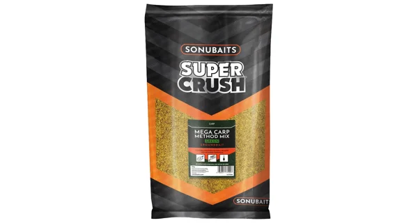 SONUBAITS - Krmítková směs Supercrush Mega Carp Method Mix 2 kg Green