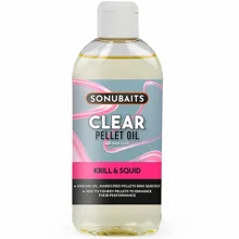 SONUBAITS - Olej Clear Pellet Oil 200 ml Krill & Squid