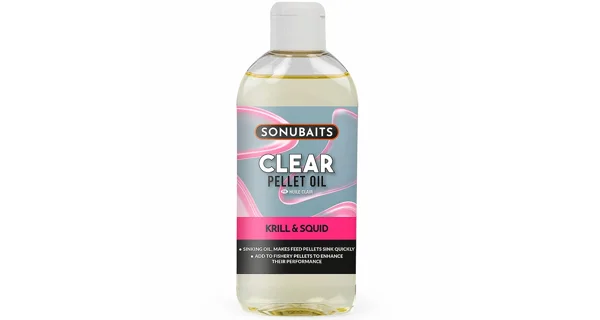 SONUBAITS - Olej Clear Pellet Oil 200 ml Krill & Squid