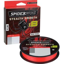 SPIDERWIRE - Pletená šňůra Stealth Smooth 8 Červená 0,29 mm 26,4 kg 300 m