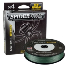 SPIDERWIRE - Splétaná šňůra Dura4 Green 0,10 mm 9,1 kg 150 m