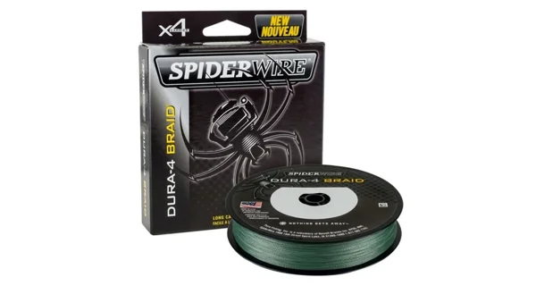 SPIDERWIRE - Splétaná šňůra Dura4 Green 0,12 mm 10,5 kg 300 m