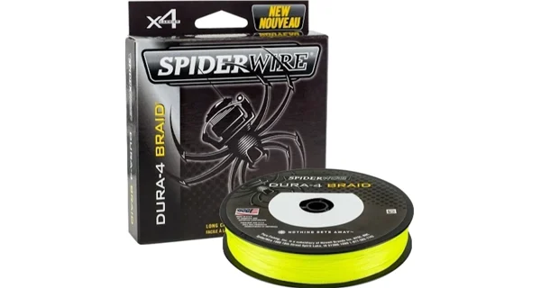 SPIDERWIRE - Splétaná šňůra Dura4 Yellow 0,10 mm 9,1 kg 300 m