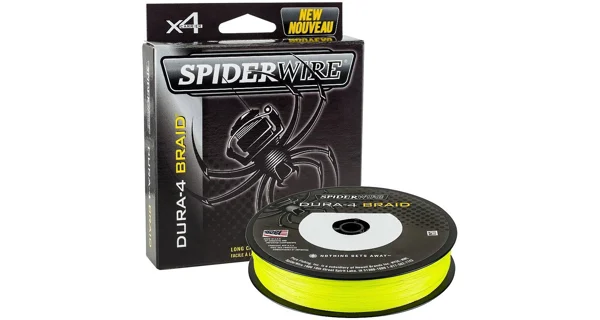 SPIDERWIRE - Splétaná šňůra Dura4 Yellow 0,25 mm 23,2 kg 300 m