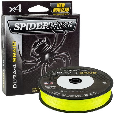 SPIDERWIRE - Splétaná šňůra Dura4 Yellow 0,25 mm 23,2 kg 300 m