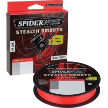 SPIDERWIRE - Splétaná šňůra Stealth Smooth 8 Červená 0,19 mm 18 kg 300 m