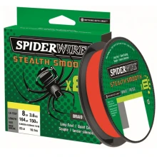 SPIDERWIRE - Splétaná šňůra Stealth Smooth 8 Červená 0,23 mm 23,6 kg 150 m