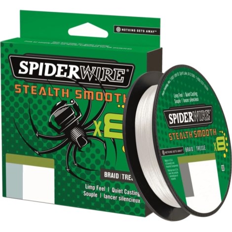 SPIDERWIRE - Splétaná šňůra Stealth Smooth 8 Průhledná 0,05 mm 5,4 kg 150 m