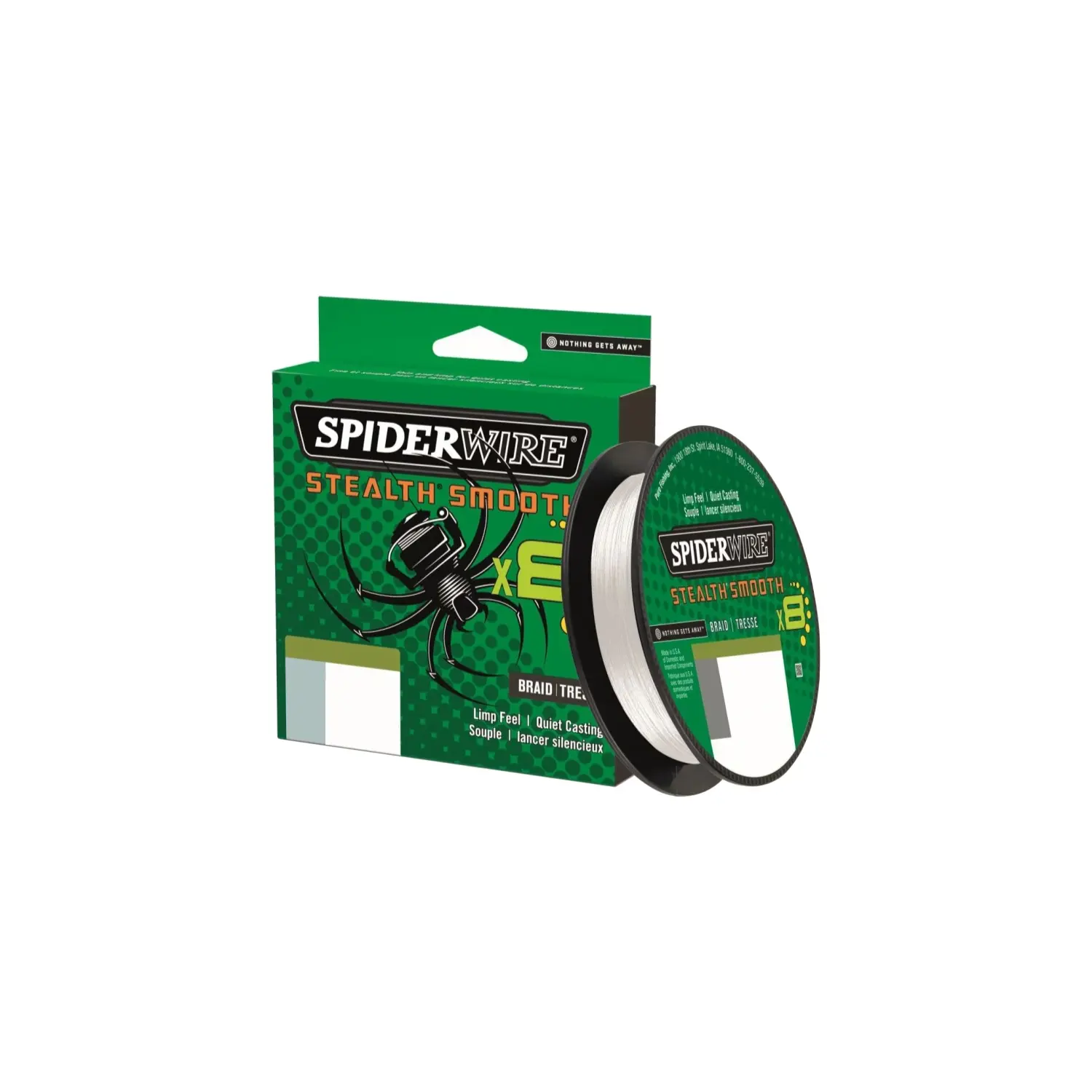 SPIDERWIRE - Splétaná šňůra Stealth Smooth 8 Průhledná 0,13 mm 12,7 kg 150 m