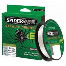 SPIDERWIRE - Splétaná šňůra Stealth Smooth 8 Průhledná 0,19 mm 18 kg 300 m