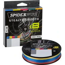 SPIDERWIRE - Splétaná šňůra Stealth Smooth 8 Vícebarevná 0,23 mm 23,6 kg 300 m