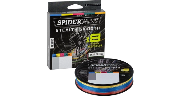 SPIDERWIRE - Splétaná šňůra Stealth Smooth 8 Vícebarevná 0,39 mm 46,3 kg 300 m