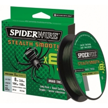 SPIDERWIRE - Splétaná šňůra Stealth Smooth 8 Zelená 0,11 mm 10,3 kg 150 m