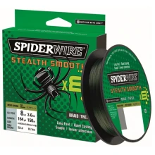 SPIDERWIRE - Splétaná šňůra Stealth Smooth 8 Zelená 0,19 mm 18 kg 150 m