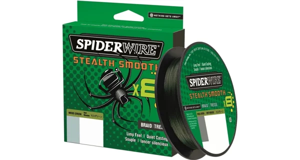 SPIDERWIRE - Splétaná šňůra Stealth Smooth 8 Zelená 0,19 mm 18 kg 300 m