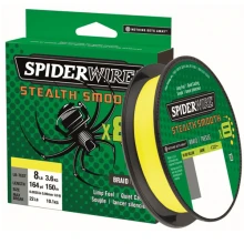 SPIDERWIRE - Splétaná šňůra Stealth Smooth 8 Žlutá 0,23 mm 23,6 kg 150 m