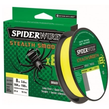 SPIDERWIRE - Splétaná šňůra Stealth Smooth8 Žlutá 0,15 mm 16,5 kg 150 m