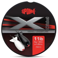 SPOMB - Monofilní vlasec X Pro Mono Red 0,26 mm 5 kg 300 m