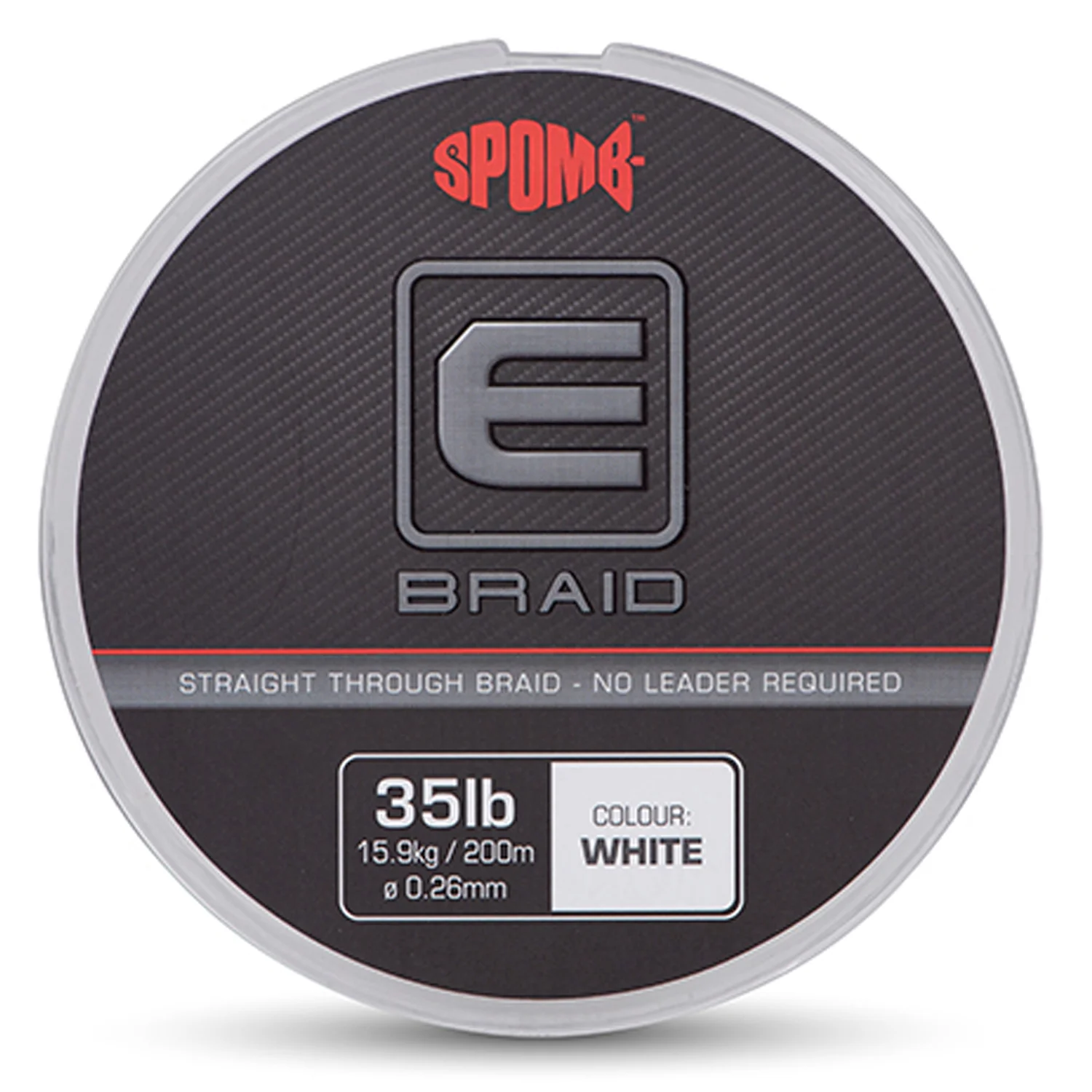 SPOMB SPOMB - Splétaná plovoucí šňůra E Braid White 0,26 mm 35 lb 200 m