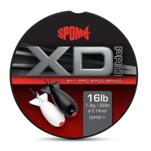 SPOMB - Splétaná šňůra XD Pro Braid Grey 0,14 mm 300 m