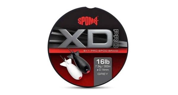 SPOMB - Splétaná šňůra XD Pro Braid Grey 0,14 mm 300 m