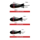 SPOMB - Zakrmovací raketa Midi Bait Rocket černá